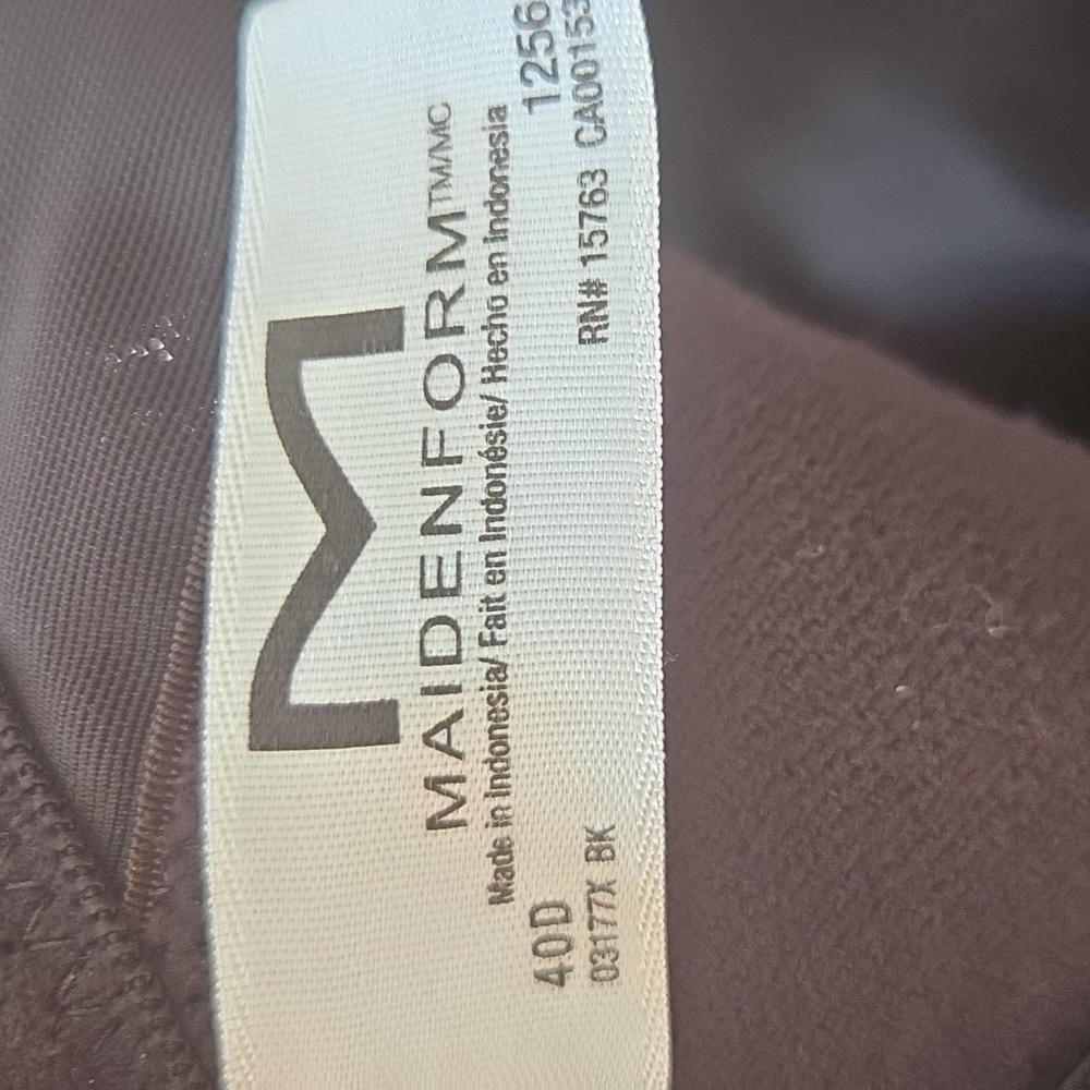 Maidenform Shapewear 40D, Black, EUC. Fab Support,  Tummy control. - Picture 8 of 9